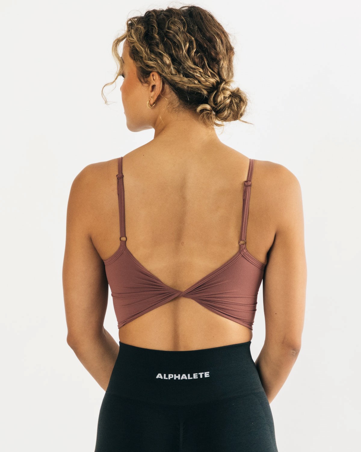 Alphalete Fitted Cropped Tank Mauve | RMVPW6739