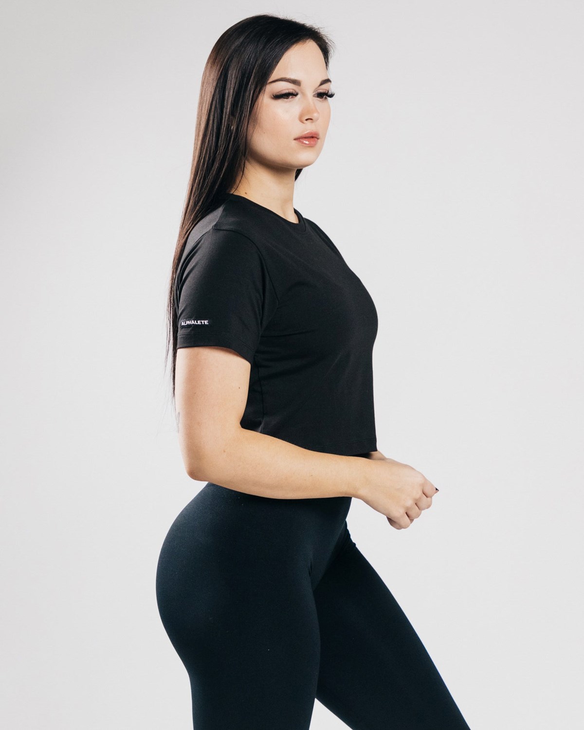 Alphalete Fitted Performance Crop Top Sort | HIKGE7928