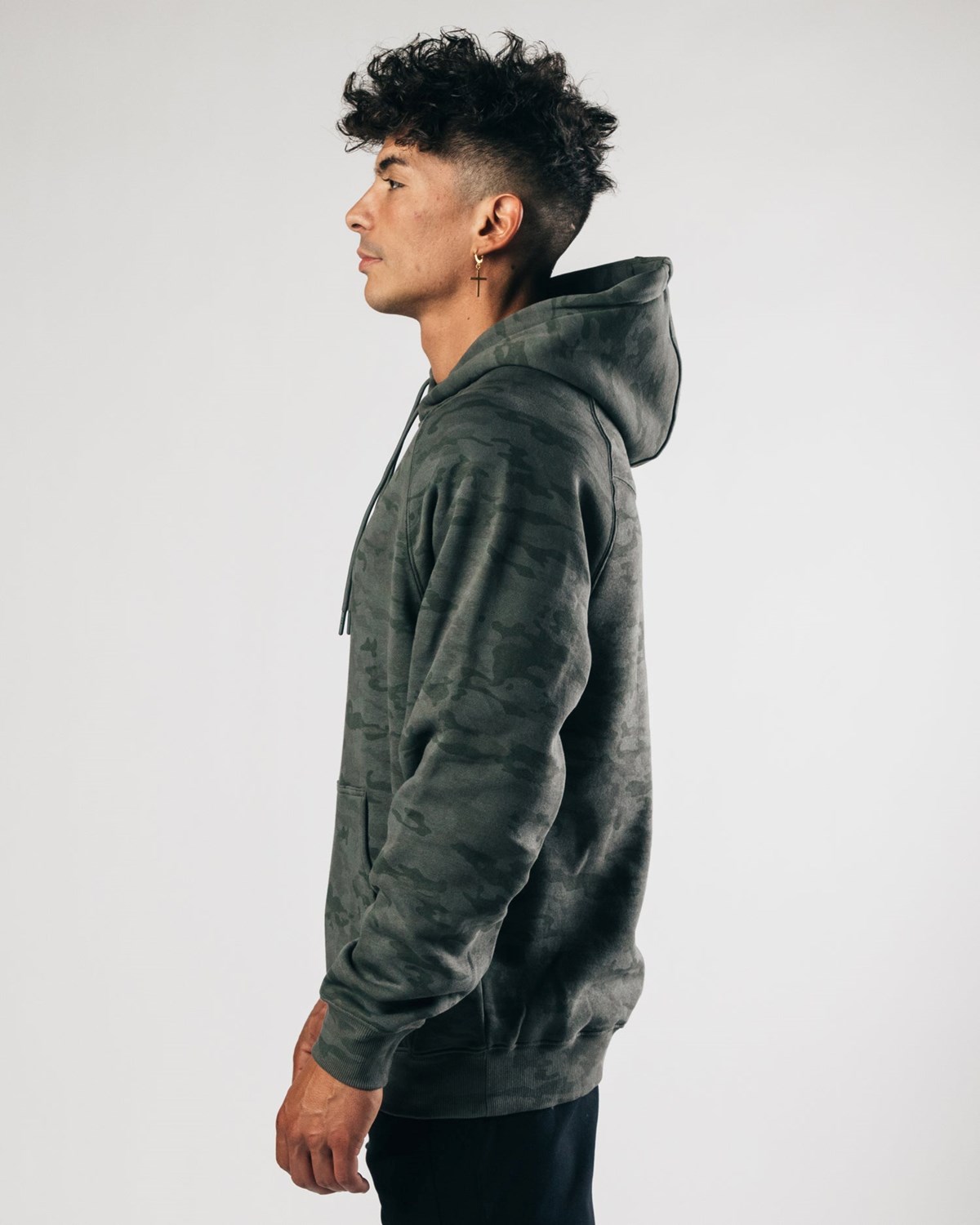 Alphalete Fitted Performance Hoodie Grøn | TYSFU4823