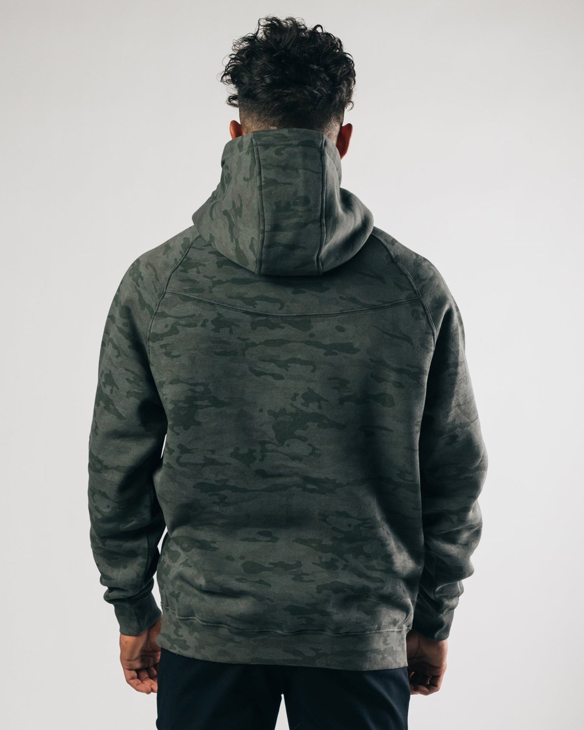 Alphalete Fitted Performance Hoodie Grøn | TYSFU4823