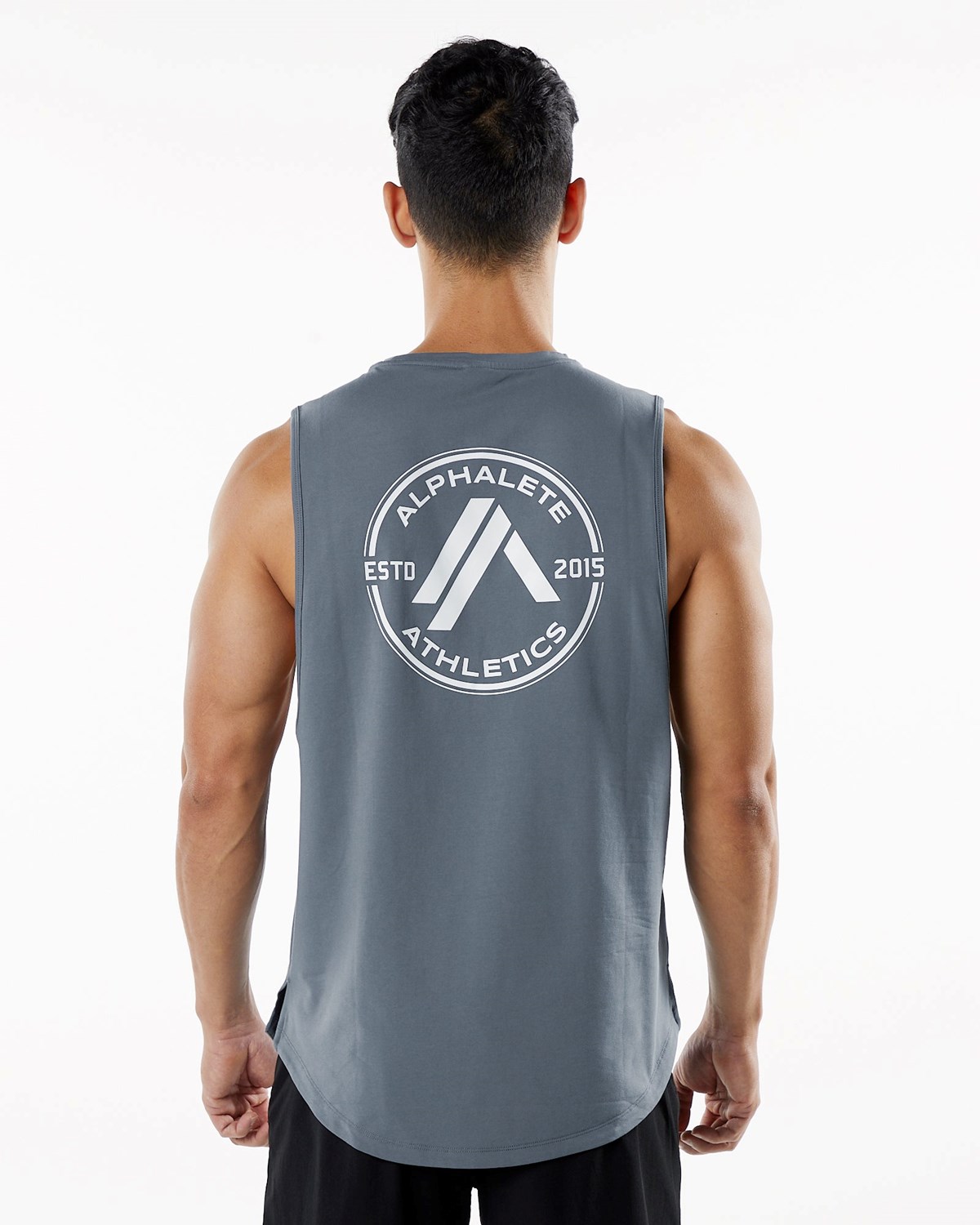 Alphalete Fitted Performance Tank Carbon | RKHCS8241