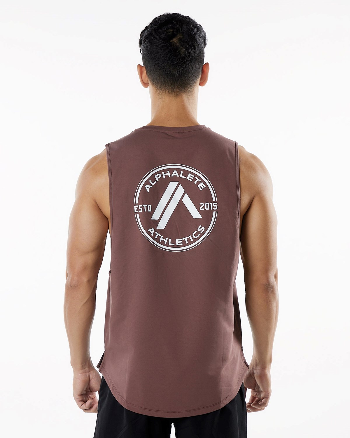 Alphalete Fitted Performance Tank Merlot | NYWSO4106