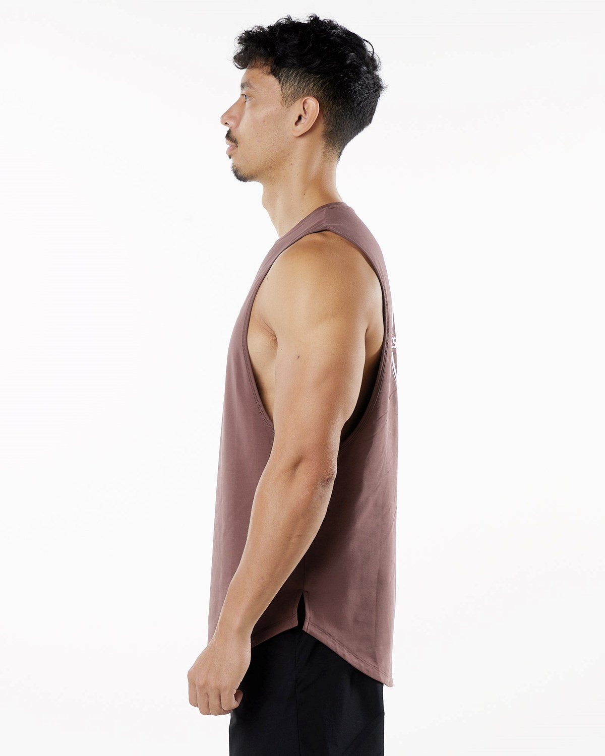 Alphalete Fitted Performance Tank Merlot | NYWSO4106