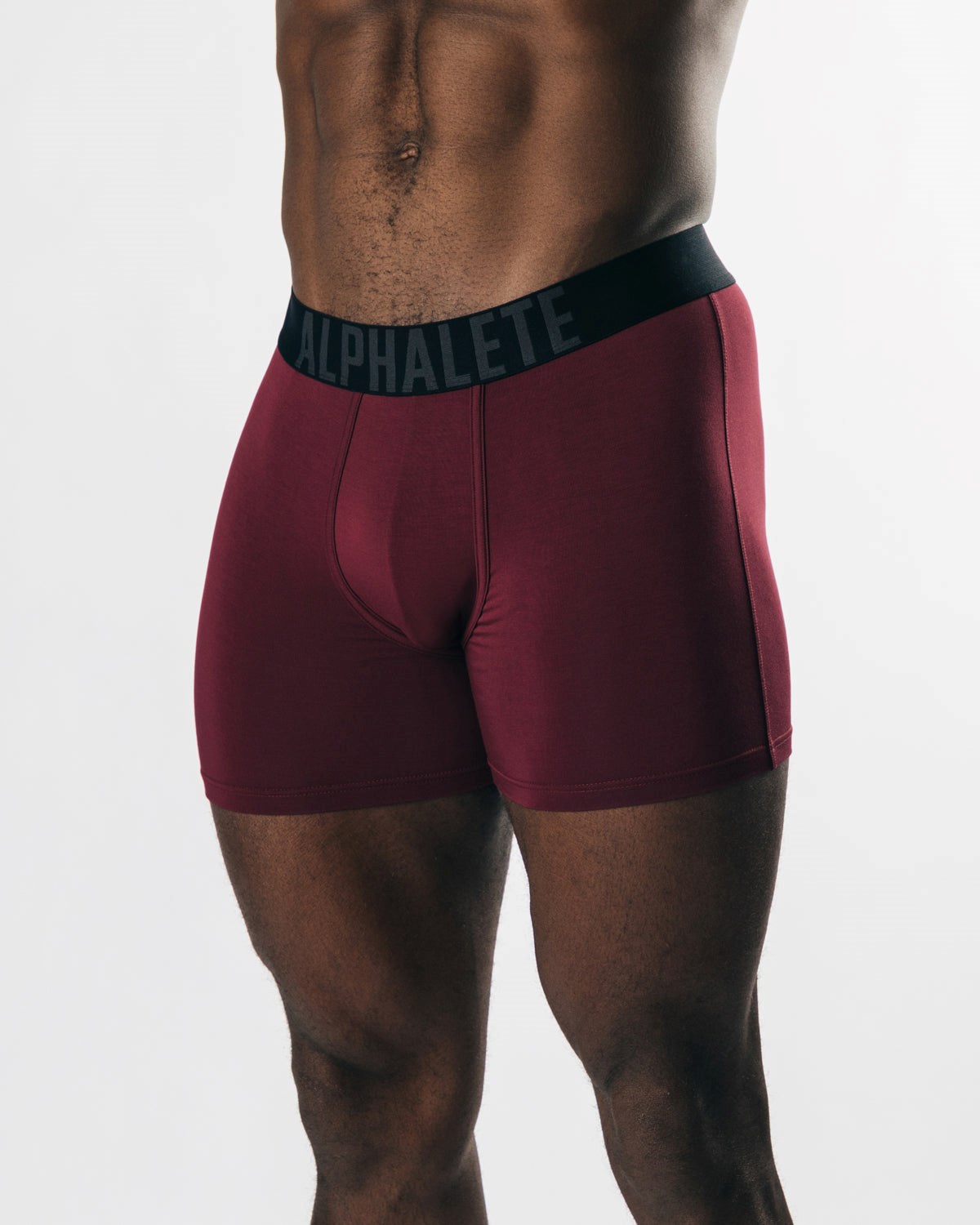 Alphalete Frictionless Modal Boxer Brief Bordeaux | ERUZK1869