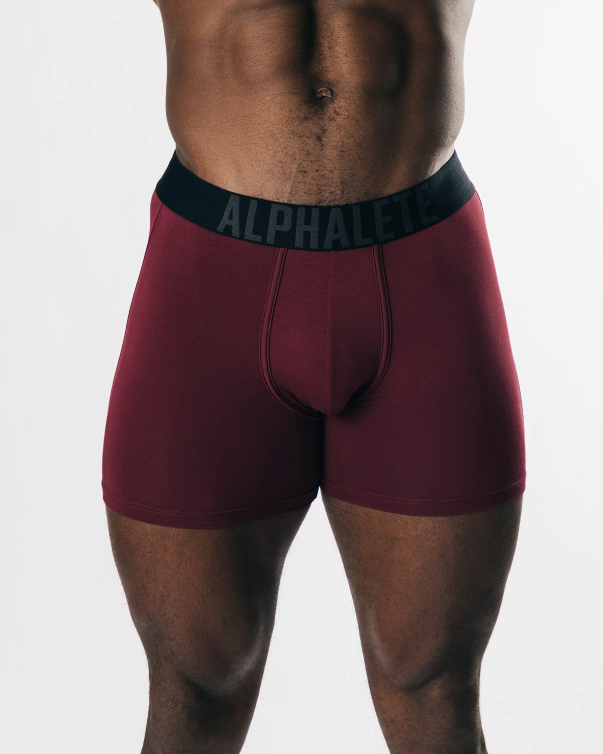 Alphalete Frictionless Modal Boxer Brief Bordeaux | ERUZK1869