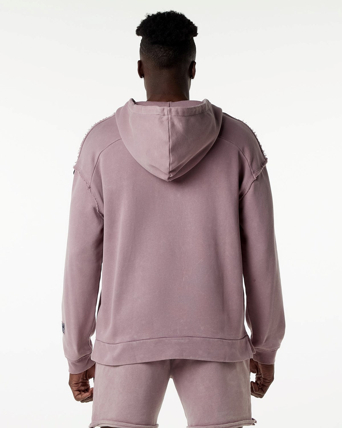 Alphalete Heavyweight Washed Terry Hoodie Lyserød | WAMDQ0498