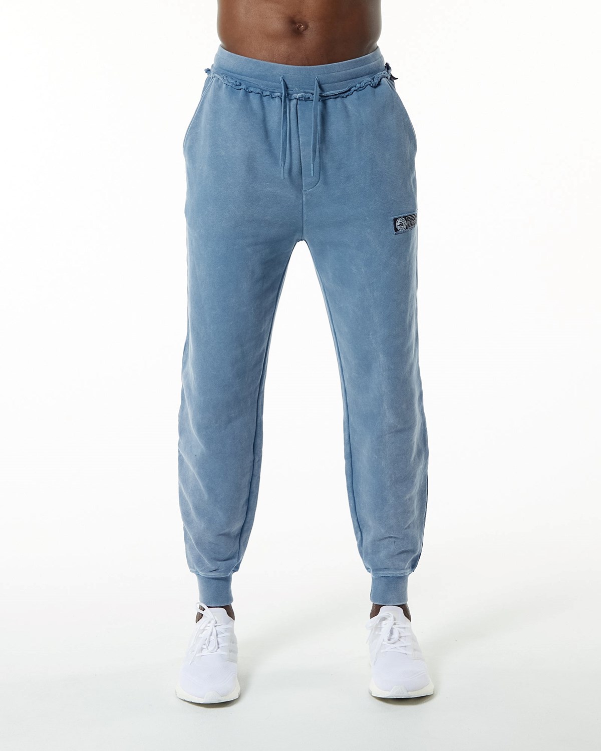 Alphalete Heavyweight Washed Terry Jogger Blå | TMDXW2081