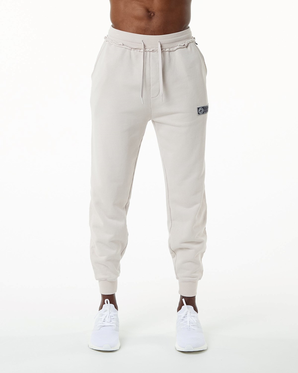 Alphalete Heavyweight Washed Terry Jogger Moonstone | YJVBT2809