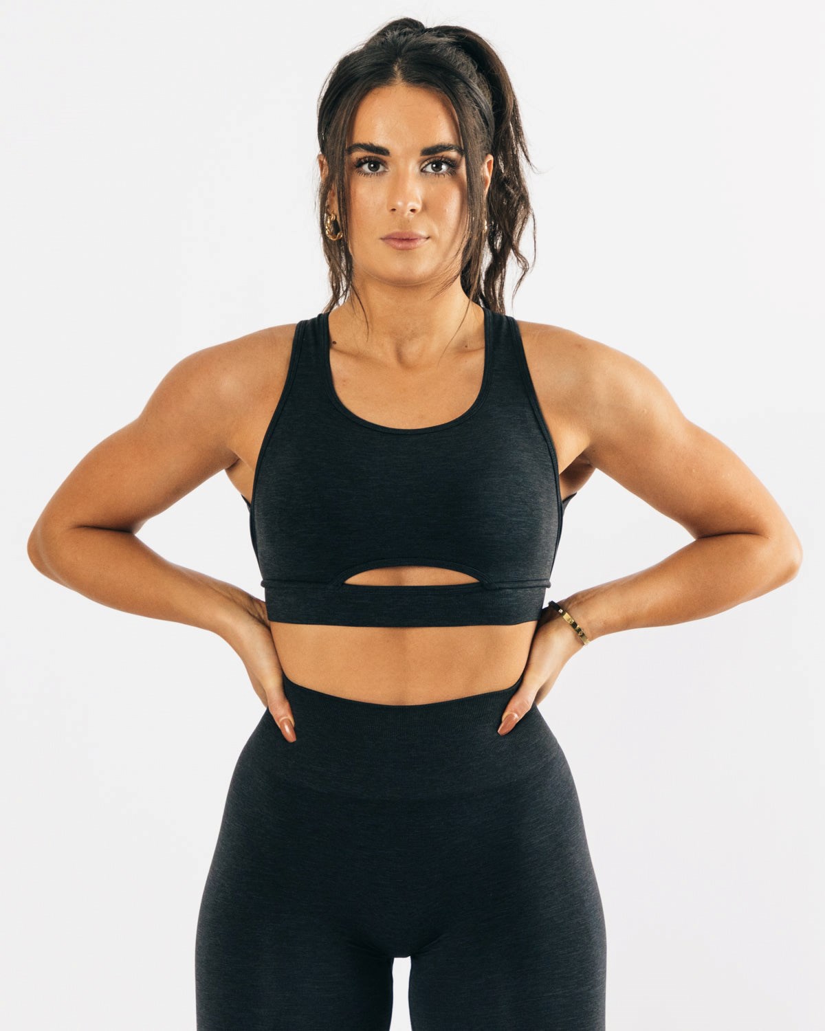 Alphalete High-Impact Seamless Sports Bra Sort | HWNIX9853