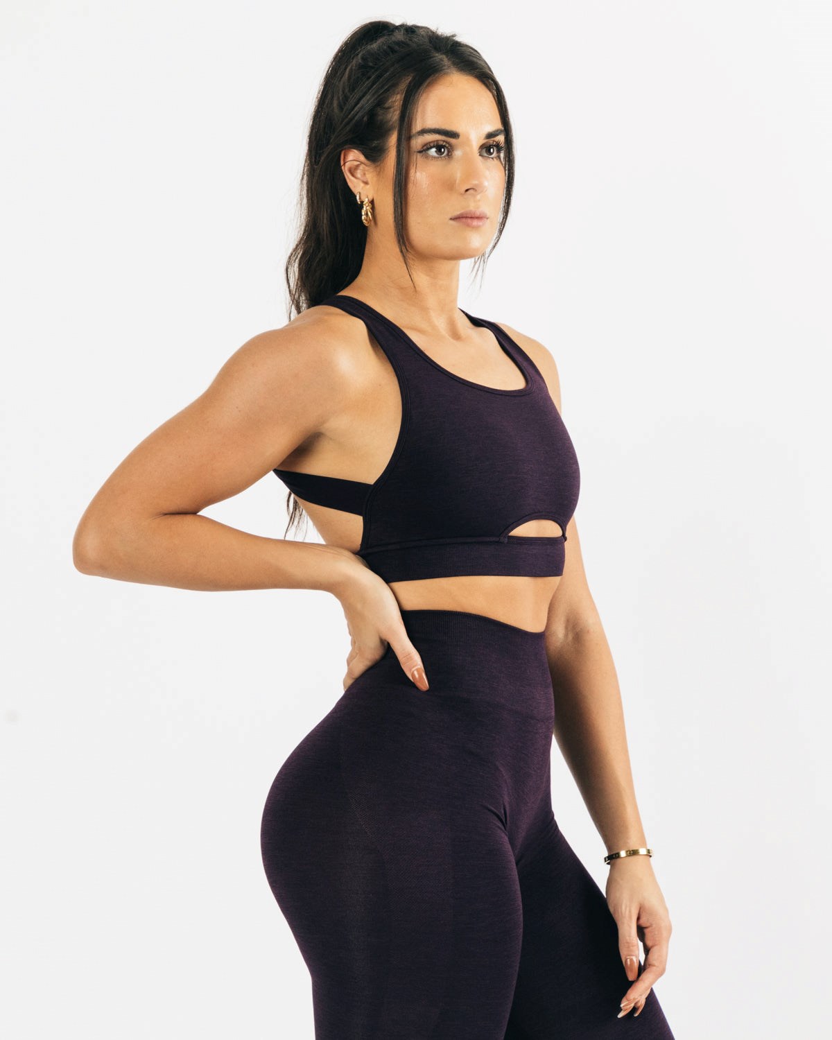 Alphalete High-Impact Seamless Sports Bra Twilight | KJOZX0563