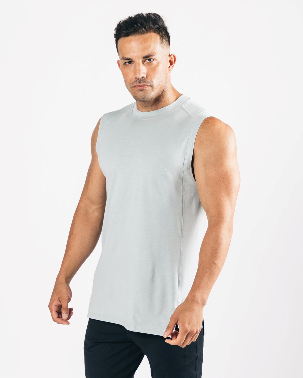 Alphalete High-Neck Premium Cutoff North Shore | SKXIO8962