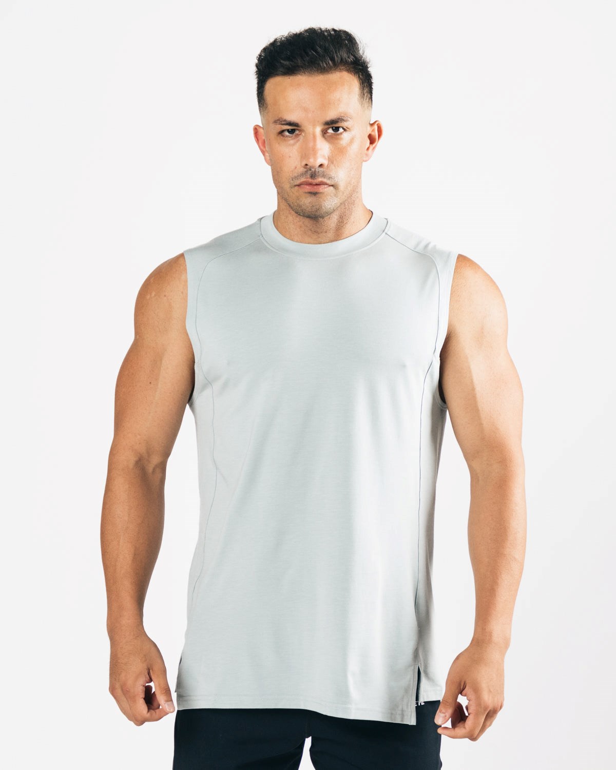 Alphalete High-Neck Premium Cutoff North Shore | SKXIO8962