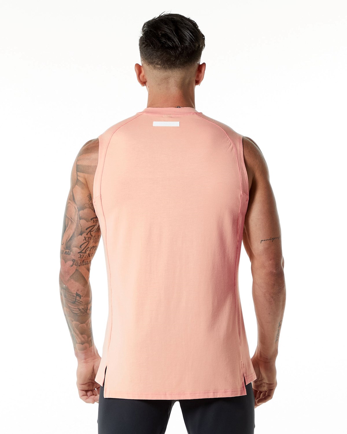 Alphalete High-Neck Premium Tank Koral | LKAGR2185