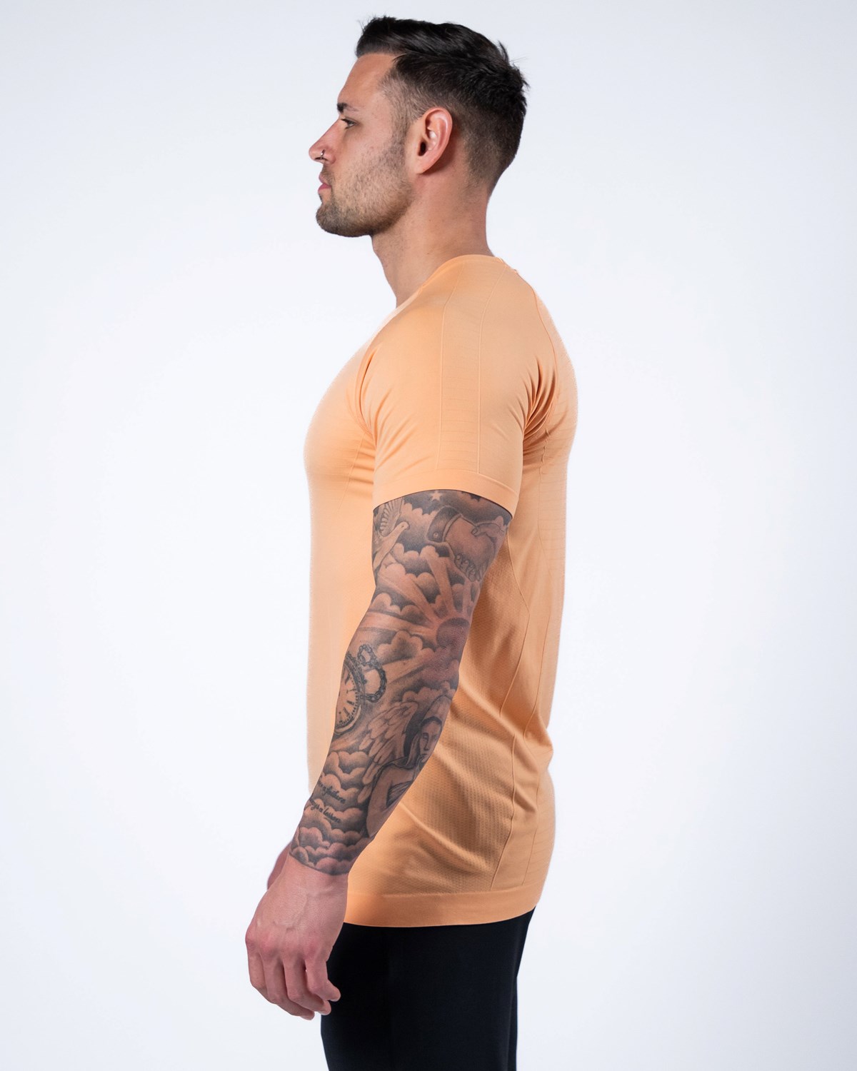 Alphalete High Performance Seamless Kort Sleeve Tee Koral | ANFGP8490