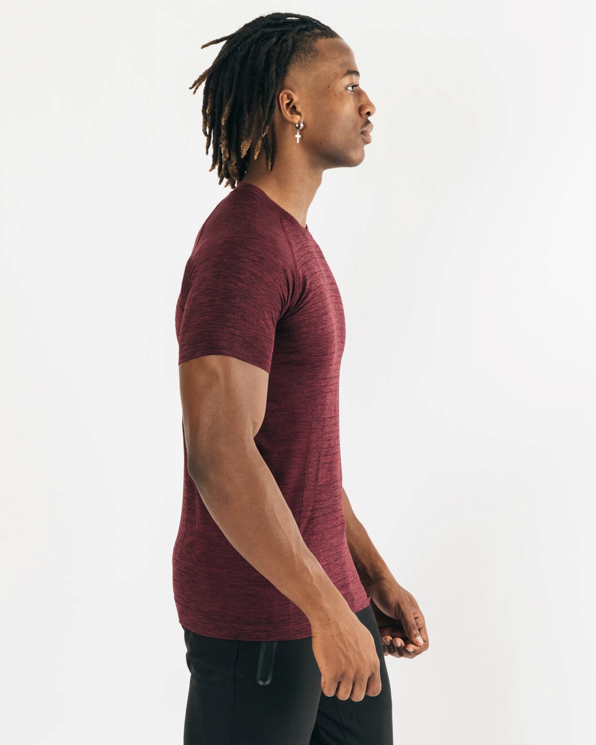 Alphalete High Performance Seamless Kort Sleeve Tee Sort | CUMSH0965