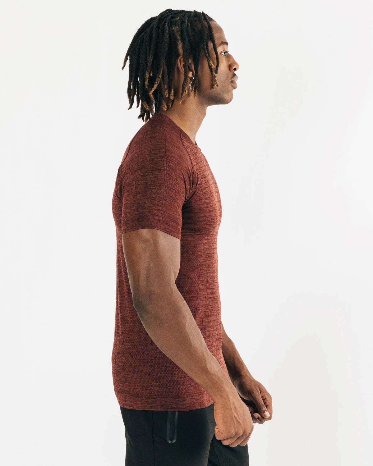 Alphalete High Performance Seamless Kort Sleeve Tee Kobber | JCOHW1349