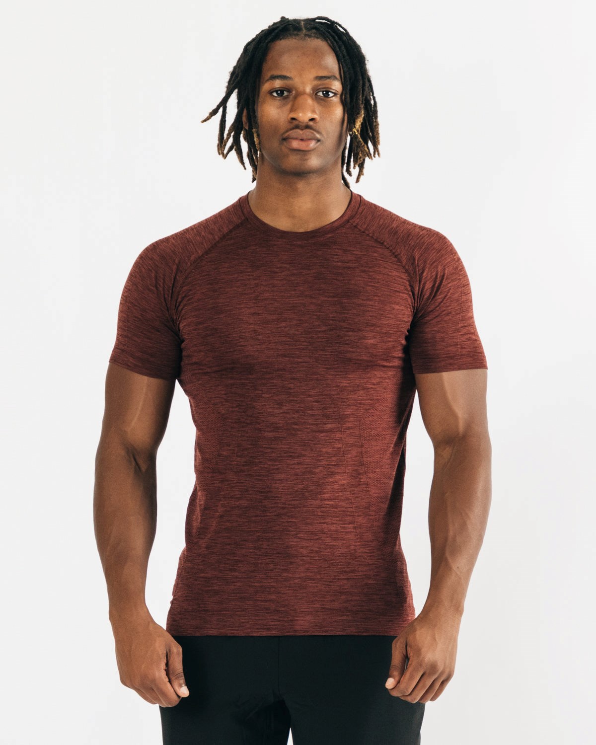 Alphalete High Performance Seamless Kort Sleeve Tee Kobber | JCOHW1349