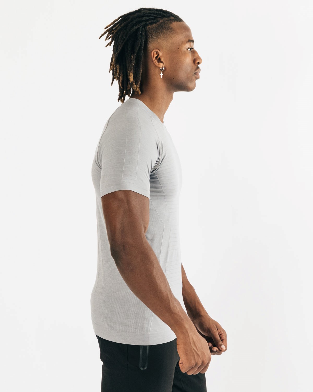 Alphalete High Performance Seamless Kort Sleeve Tee Grå | LFXCQ6930