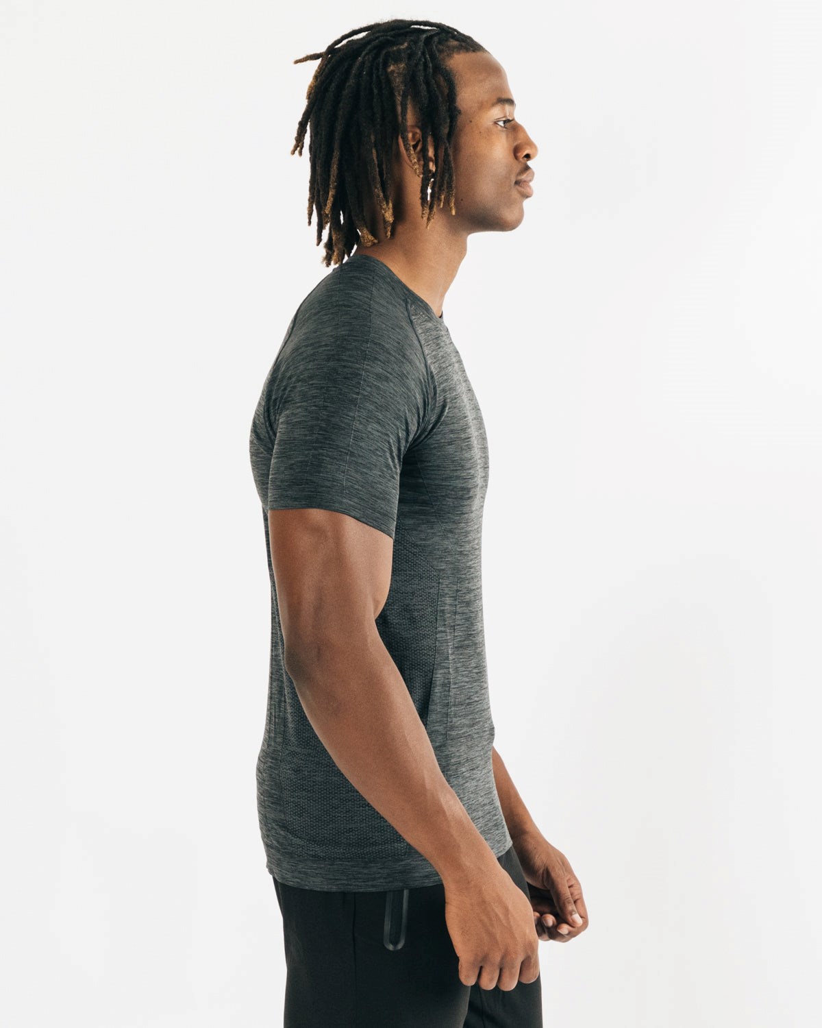 Alphalete High Performance Seamless Kort Sleeve Tee Sort | PTCOA4809