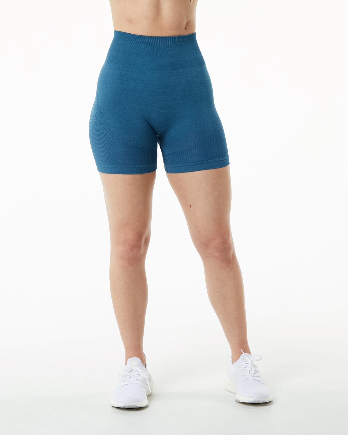 Alphalete High Performance Seamless Kort Blå | VBFAG9517