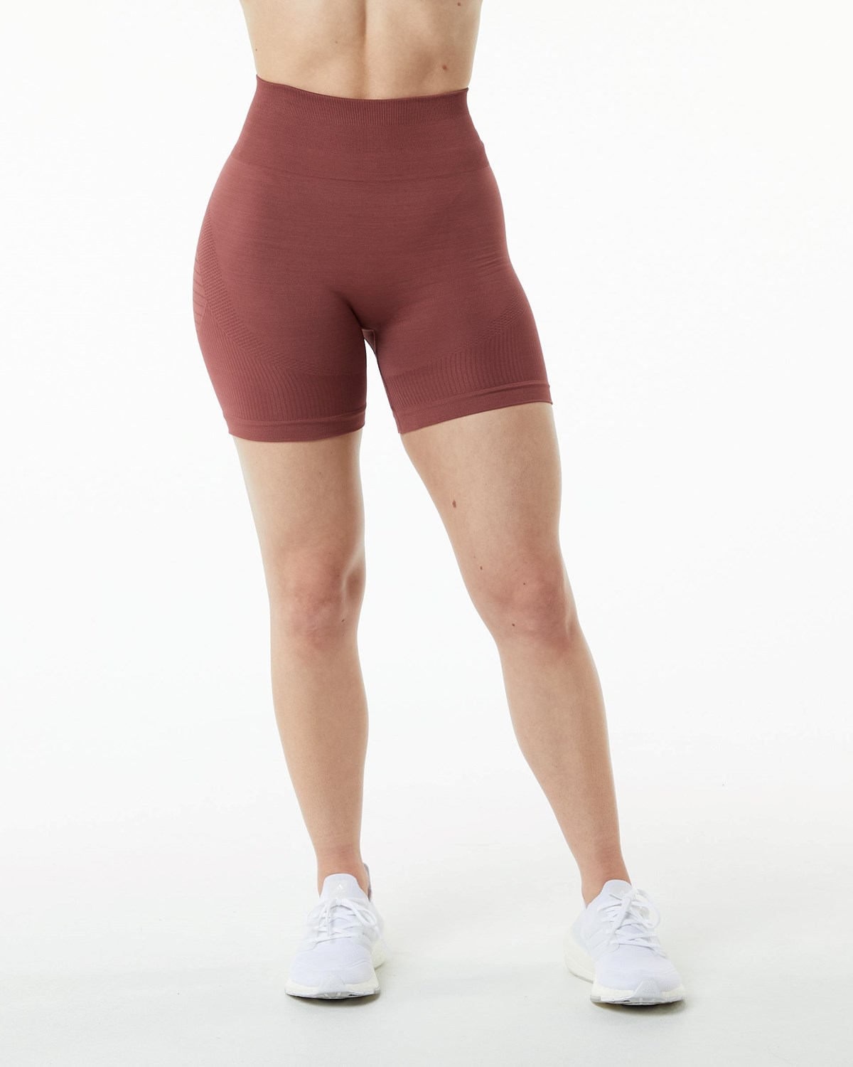 Alphalete High Performance Seamless Kort Gingerbread | YUPLJ5146