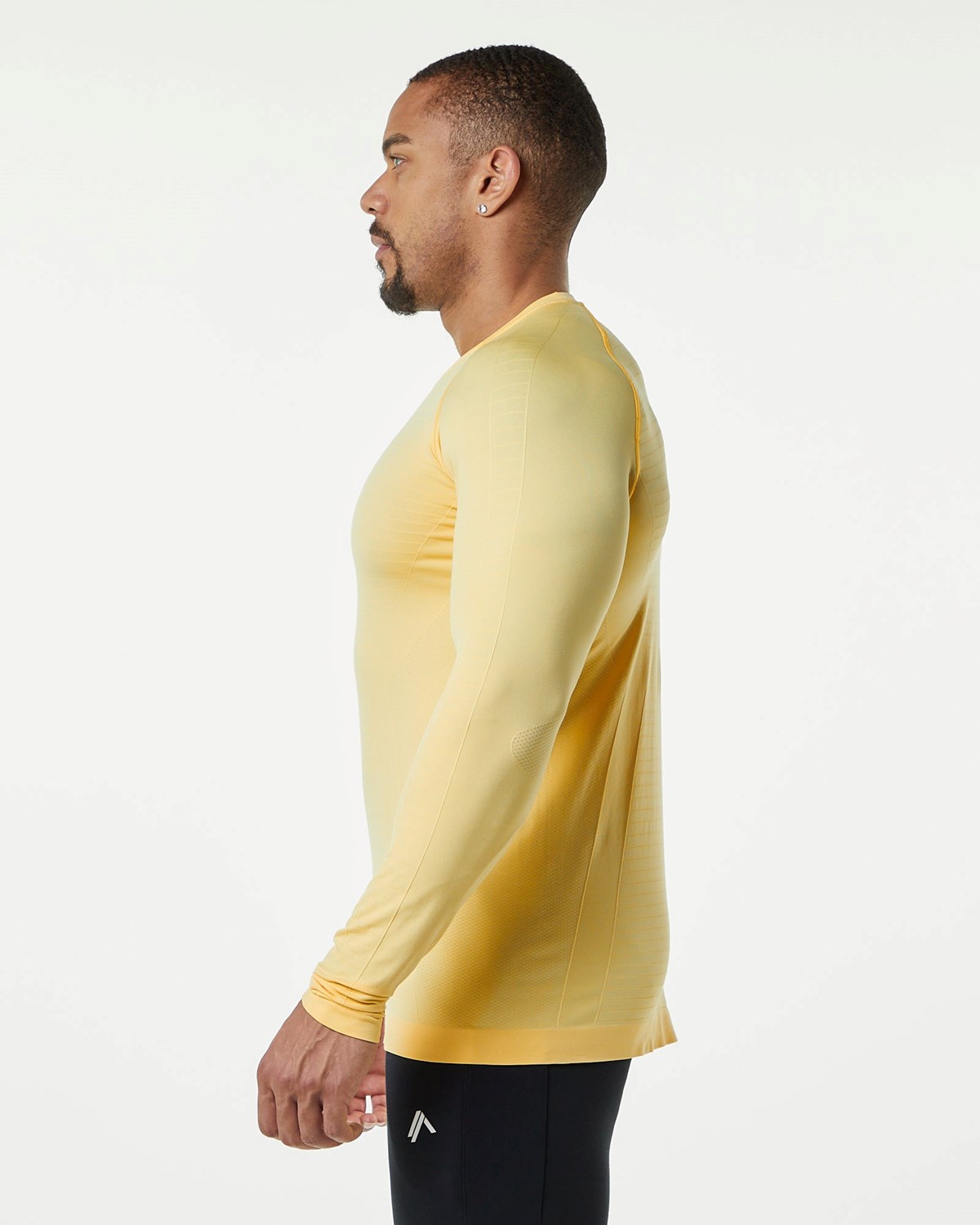 Alphalete High Performance Seamless Long Sleeve Tee Faded Honey | BFDST0756