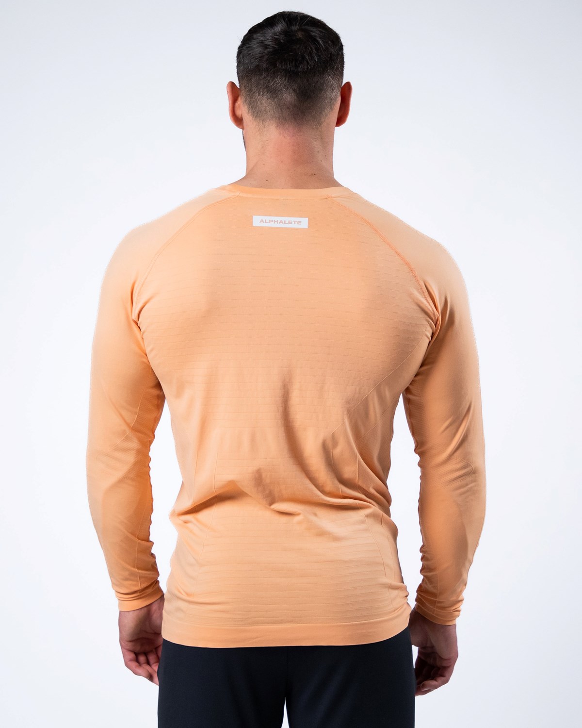 Alphalete High Performance Seamless Long Sleeve Tee Koral | KBXFC5831