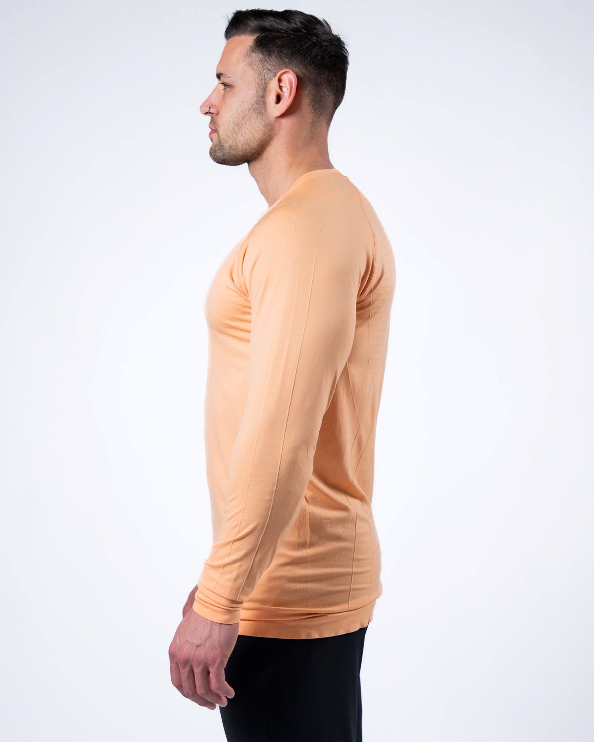 Alphalete High Performance Seamless Long Sleeve Tee Koral | KBXFC5831