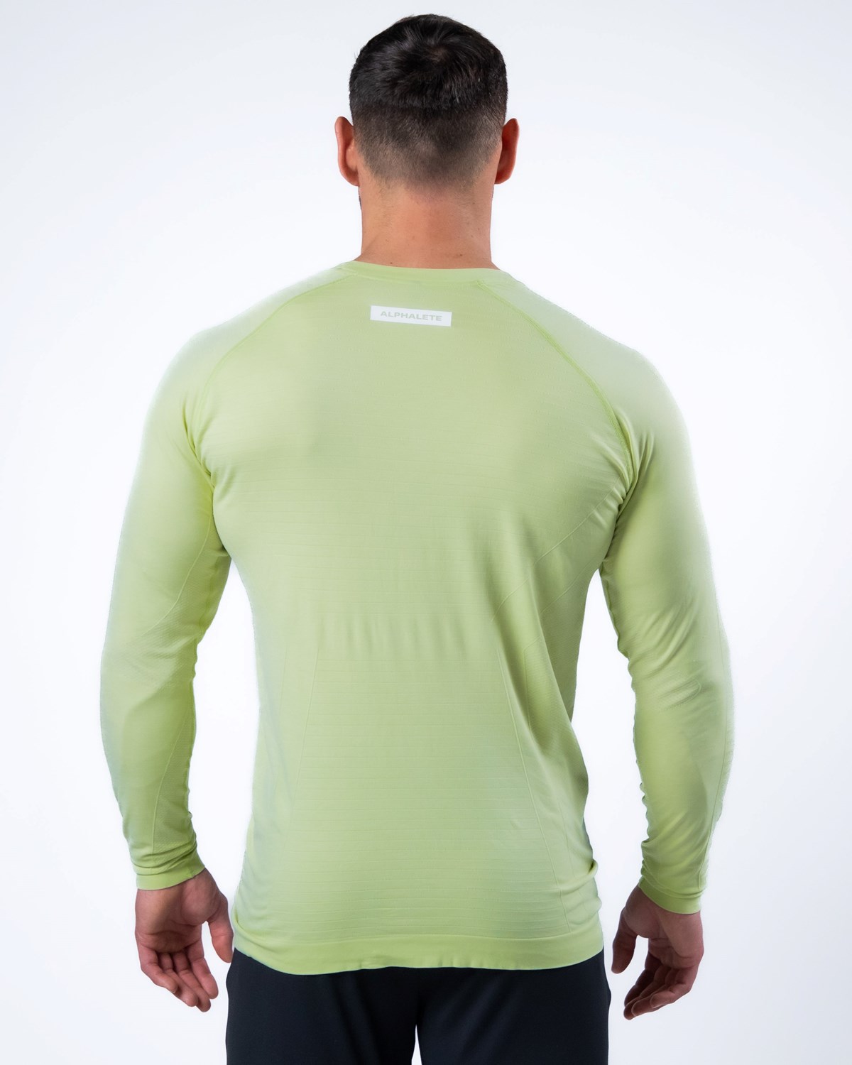 Alphalete High Performance Seamless Long Sleeve Tee Frozen Spring | WJPQN5187