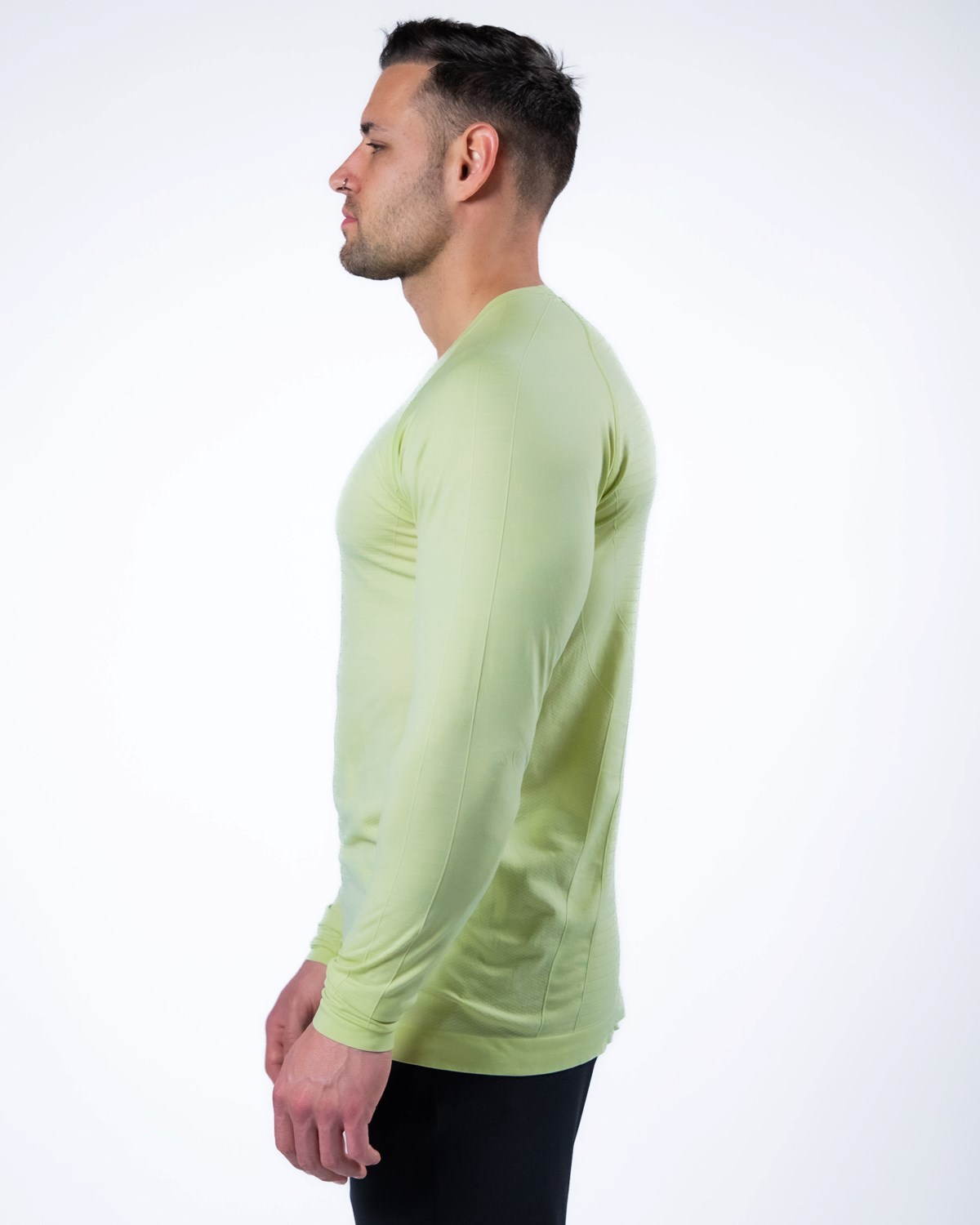 Alphalete High Performance Seamless Long Sleeve Tee Frozen Spring | WJPQN5187