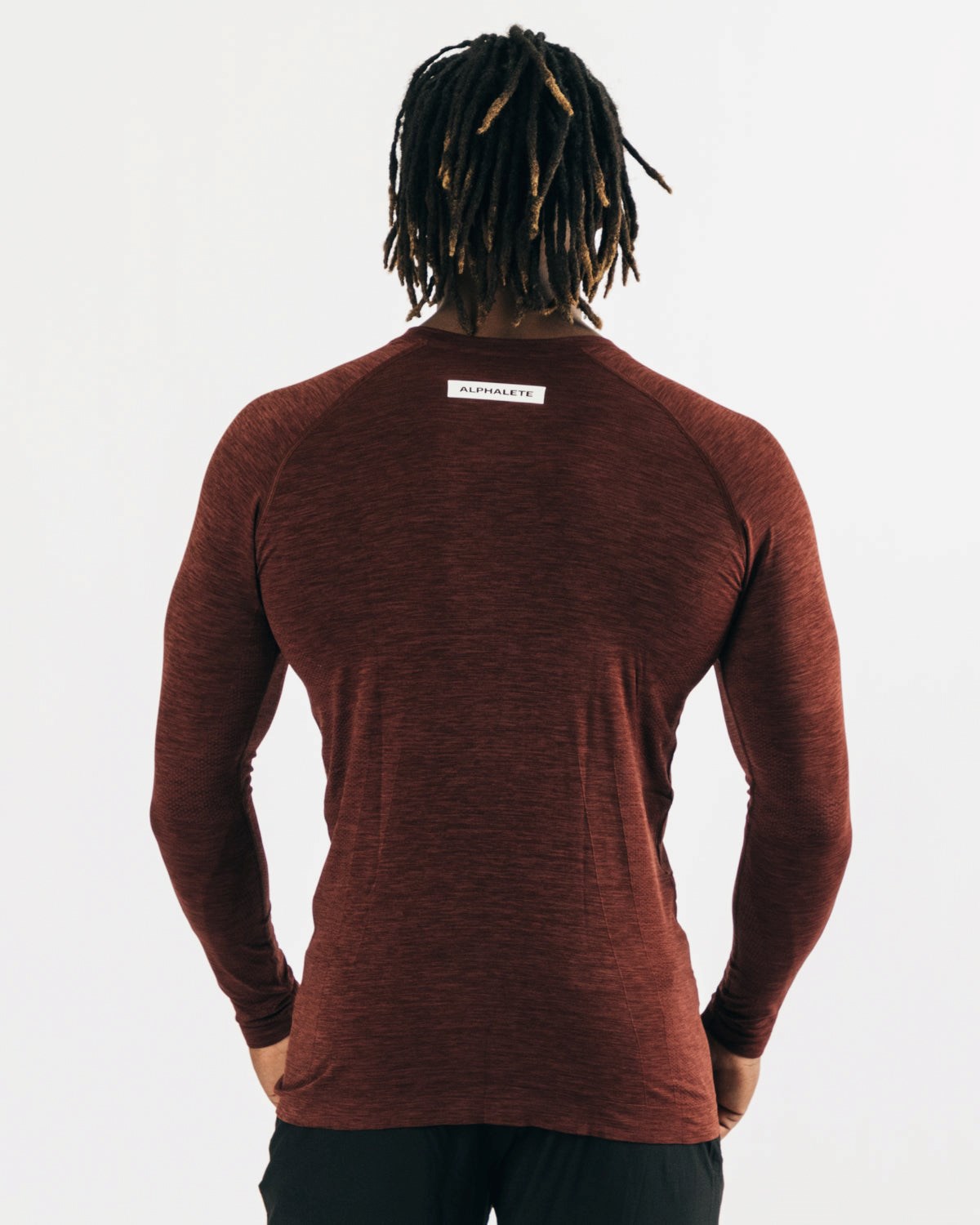 Alphalete High Performance Seamless Long Sleeve Tee Kobber | XNRAZ8046