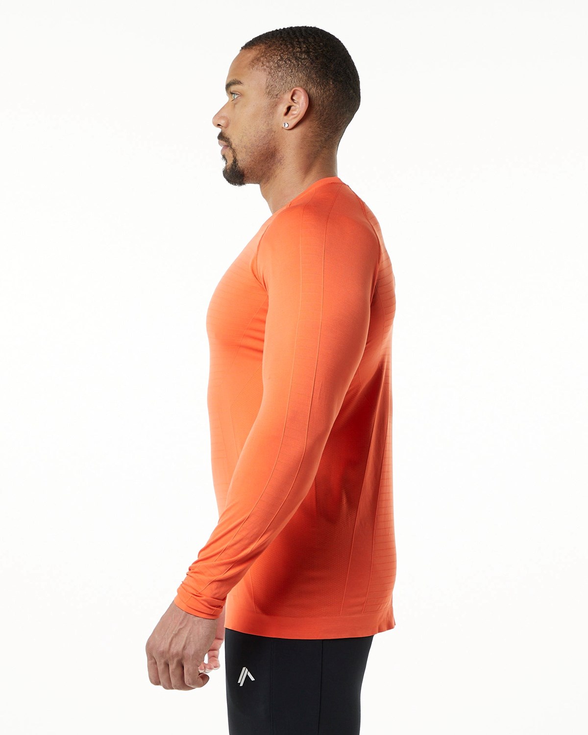 Alphalete High Performance Seamless Long Sleeve Tee Faded Strawberry | ZVKUY2514