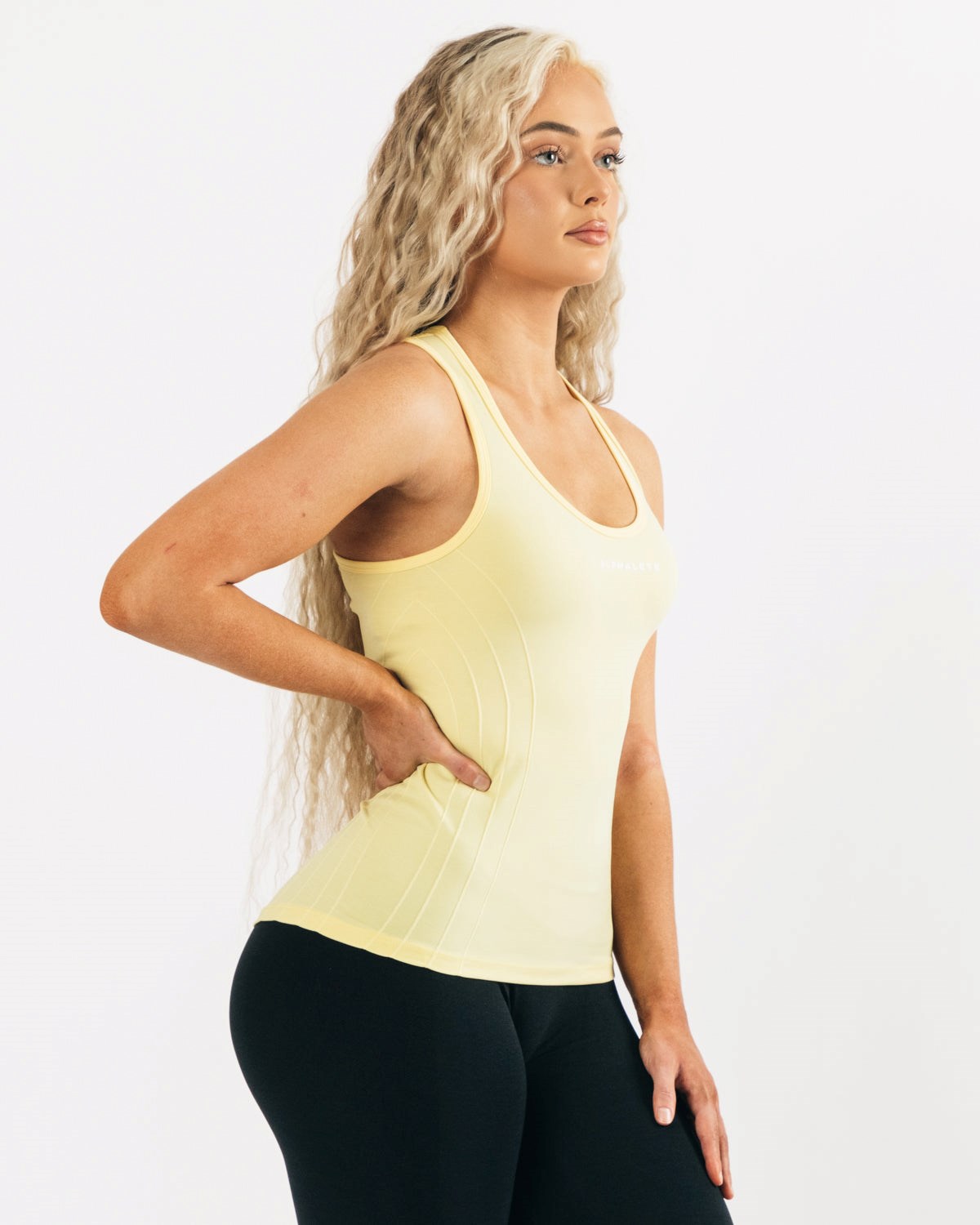 Alphalete High Performance Seamless Tank Lemonade | ITXRZ5624