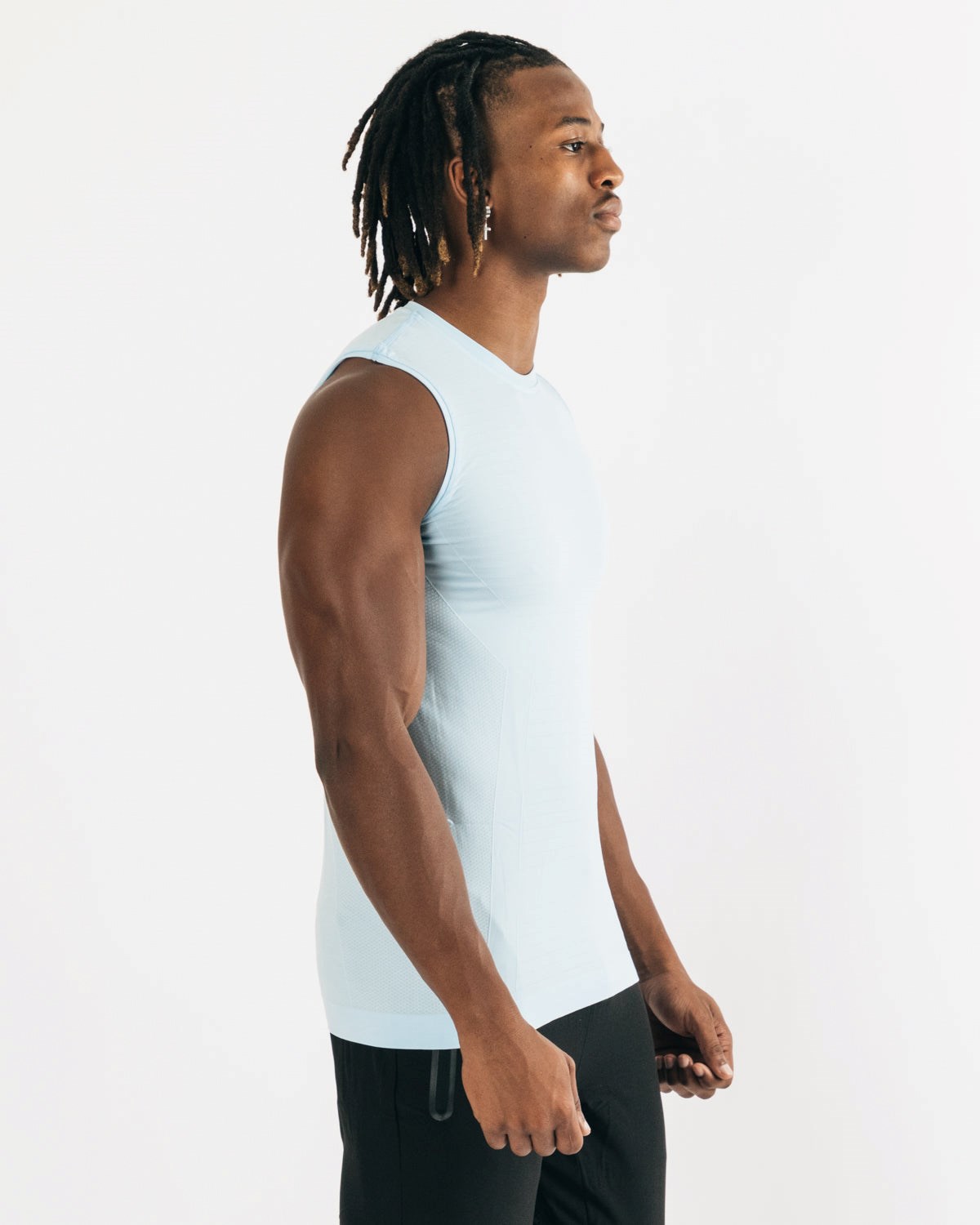 Alphalete High Performance Seamless Tank Blå | KIODJ1026