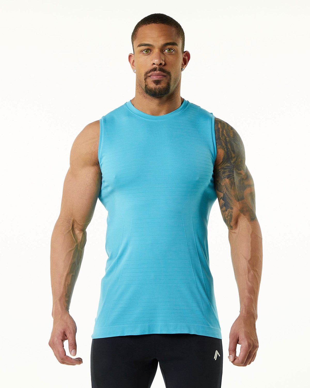 Alphalete High Performance Seamless Tank Faded Ocean | USPEG0697