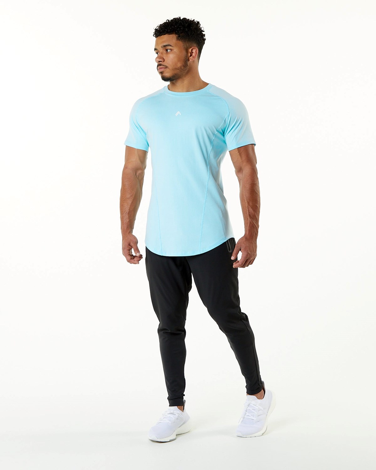 Alphalete High Performance Tee Blå | XOPDU1248