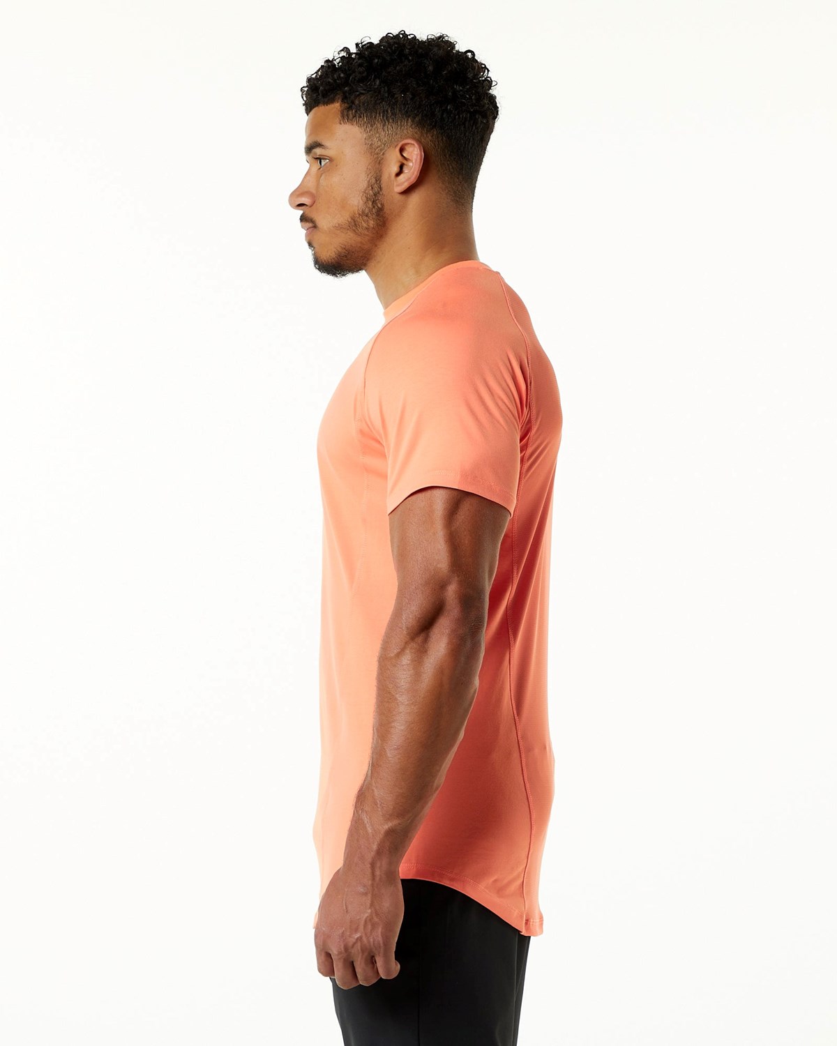 Alphalete High Performance Tee Electric Peach | YUFVD8651