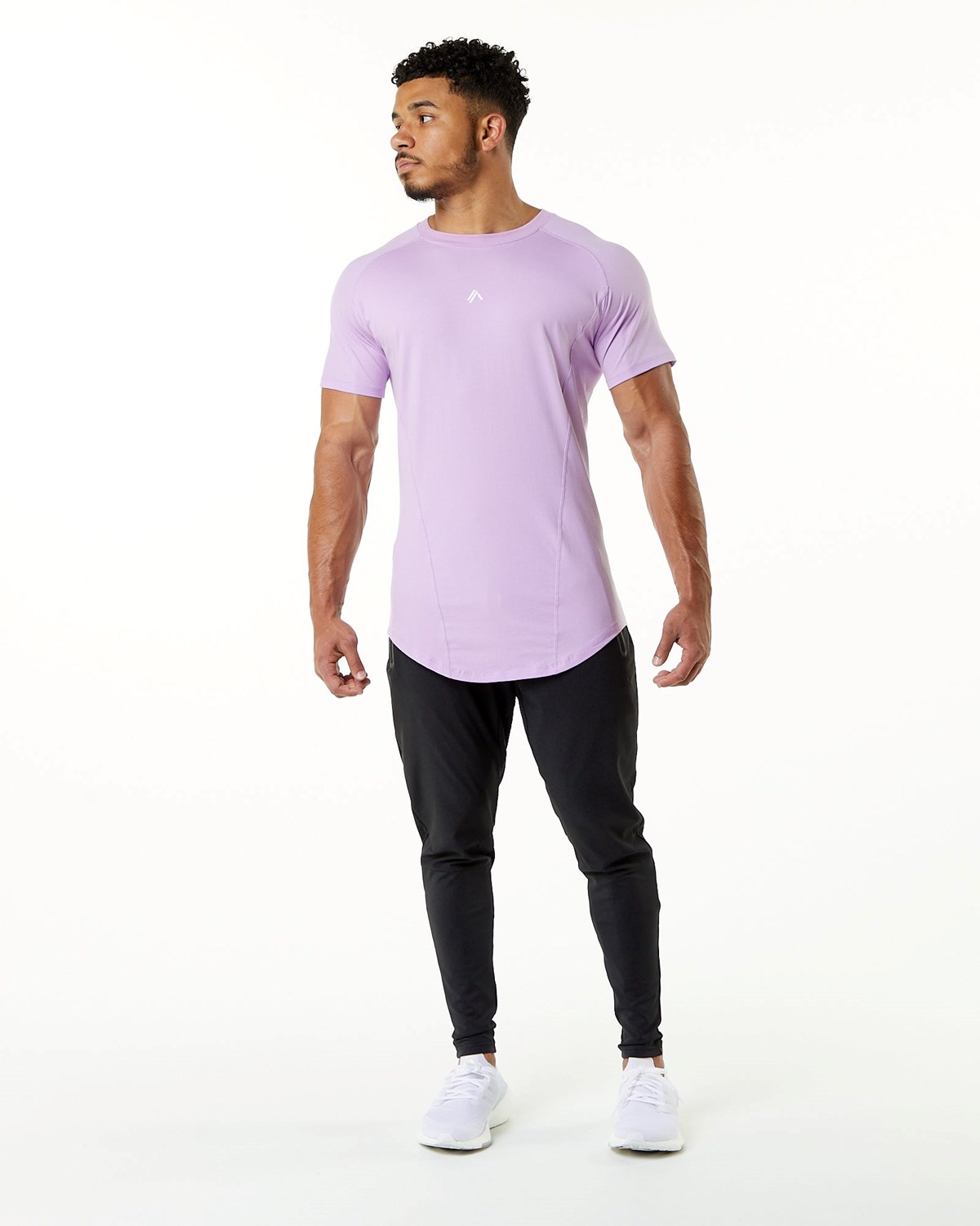 Alphalete High Performance Tee Lavendel | VBIEQ6590