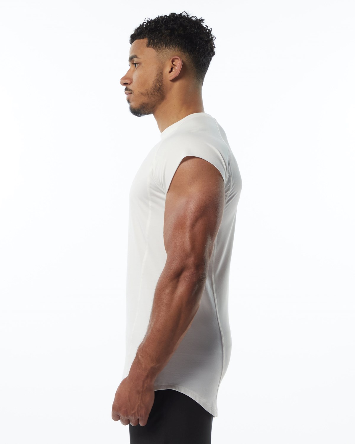 Alphalete High Performance Uden Ærmer Tee Resin | BGLNR8623