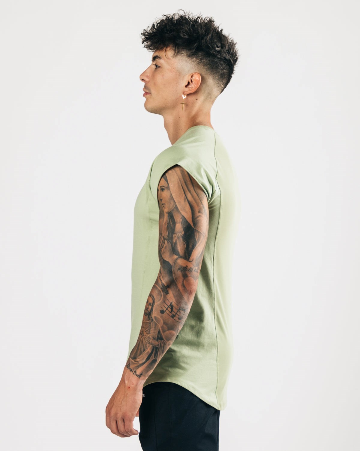 Alphalete High Performance Uden Ærmer Tee Meadow | PGWTJ0759