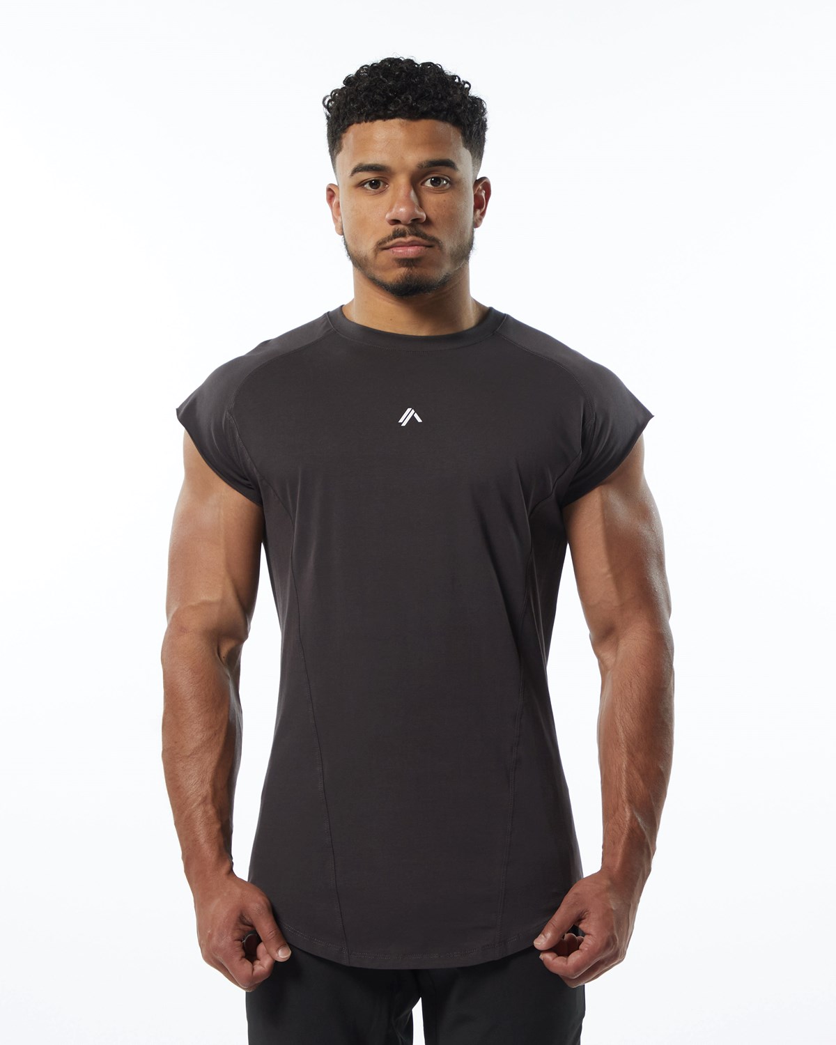 Alphalete High Performance Uden Ærmer Tee Grå | TQMVA6251