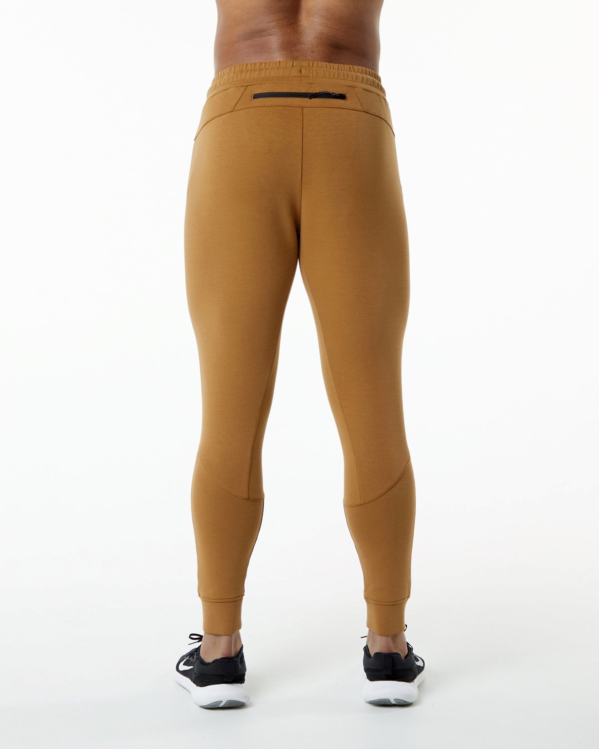 Alphalete Interlock Knit Cuffed Jogger Almond | UOAKR4905