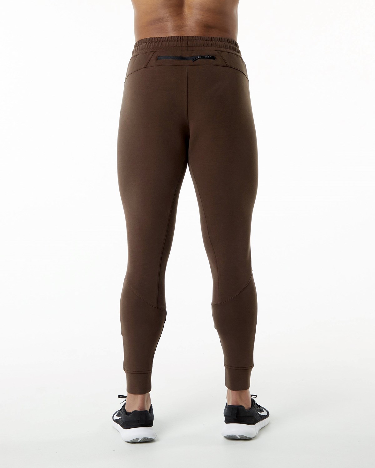 Alphalete Interlock Knit Cuffed Jogger Brune | LHEFP2806