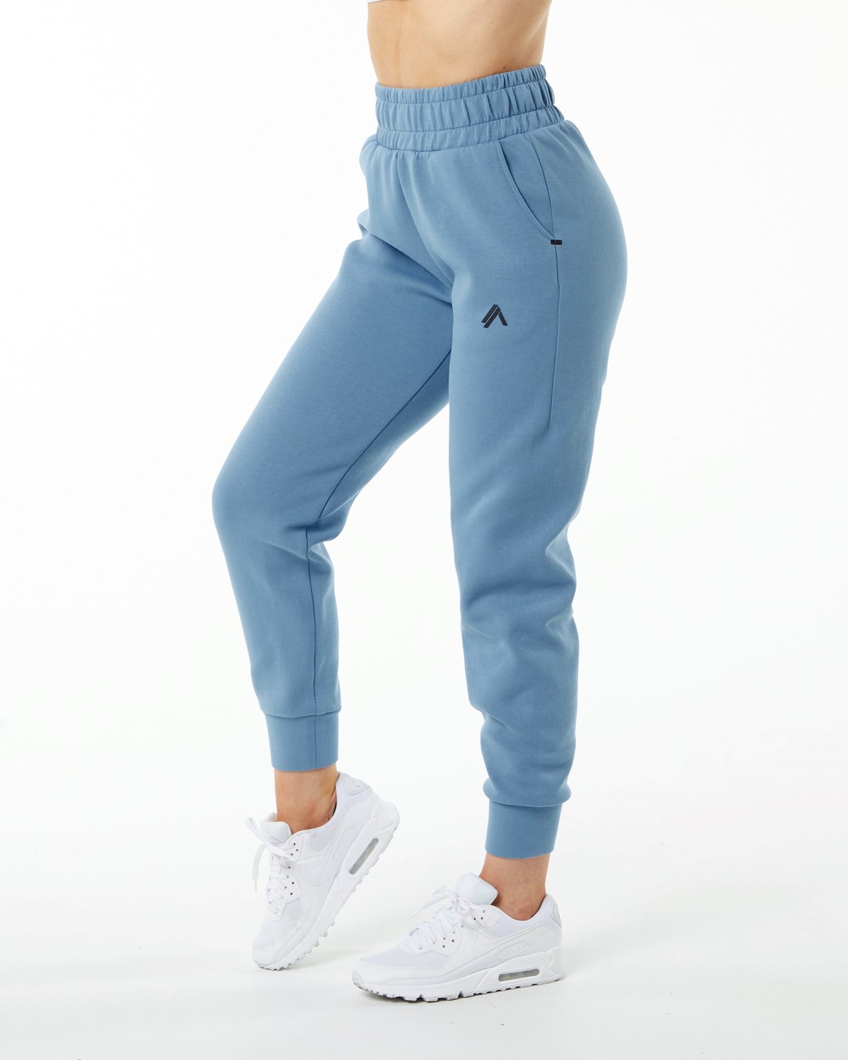 Alphalete Interlock Knit Cuffed Jogger Blå | MTVIX7196