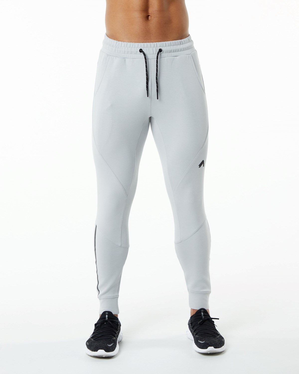 Alphalete Interlock Knit Cuffed Jogger Grå | BLJMH2967