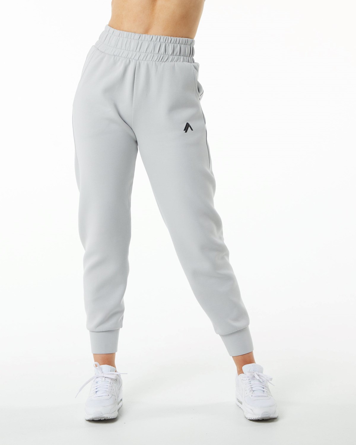 Alphalete Interlock Knit Cuffed Jogger Grå | XKFJC4156