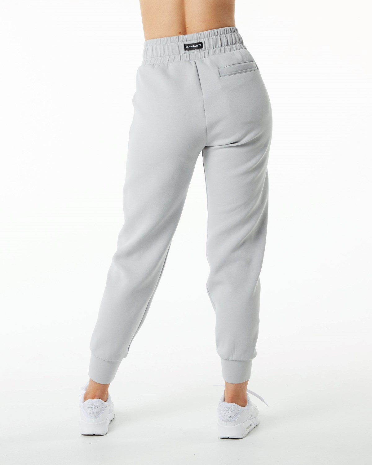 Alphalete Interlock Knit Cuffed Jogger Grå | XKFJC4156