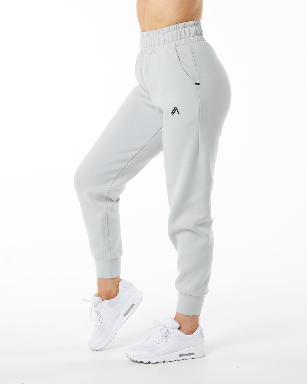 Alphalete Interlock Knit Cuffed Jogger Grå | XKFJC4156