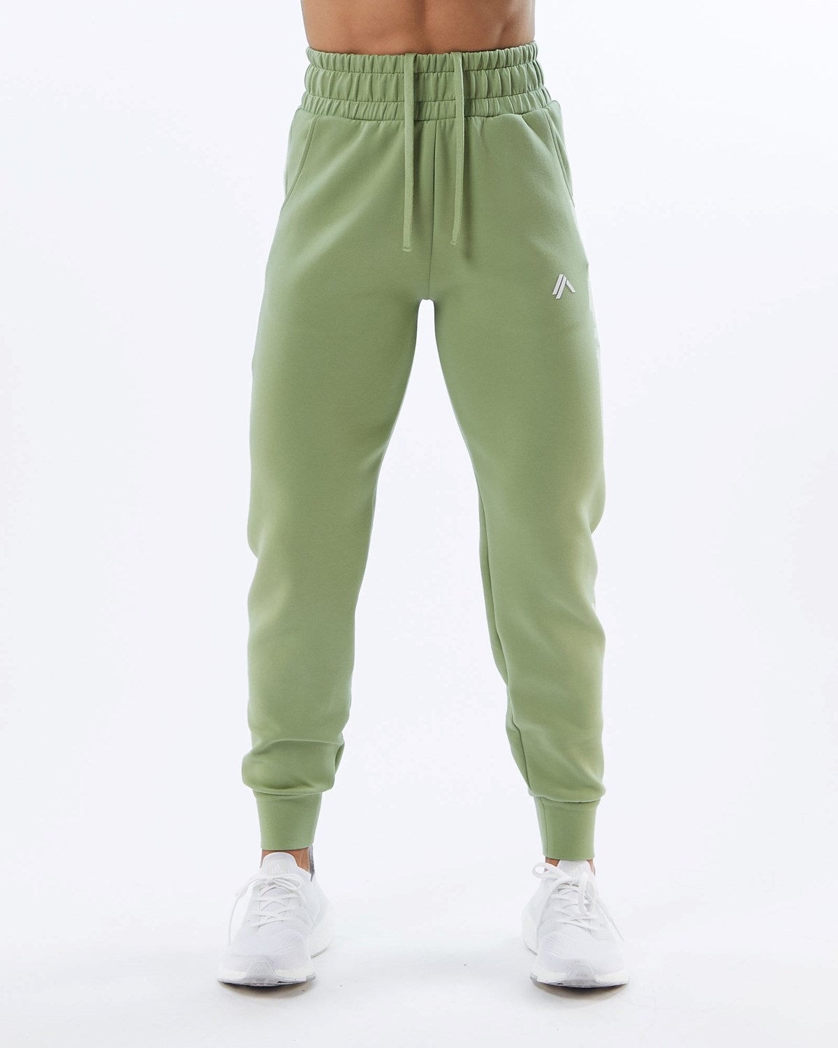 Alphalete Interlock Knit Cuffed Jogger Lysegrøn | KHYPB3651