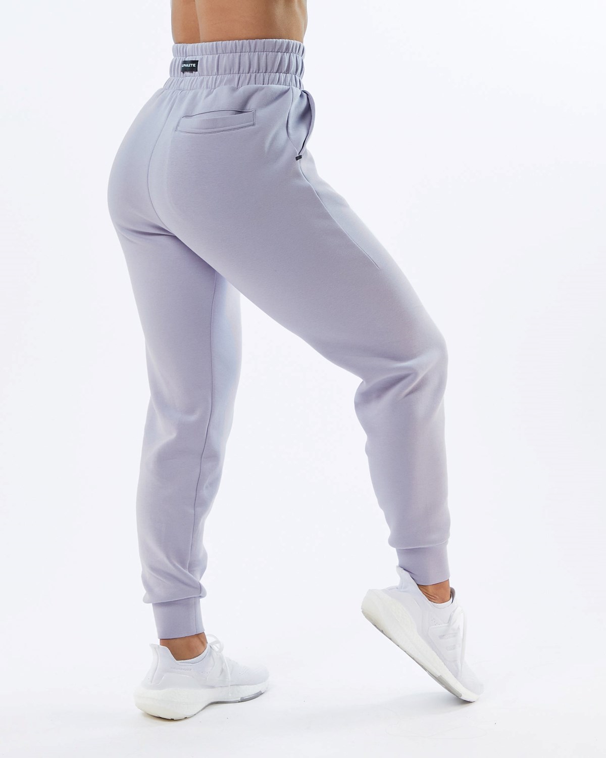 Alphalete Interlock Knit Cuffed Jogger Lilac | PJWDR5326